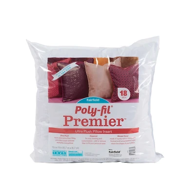 Poly-Fil® Premier™ 8ct. Pillow Insert, 18'' x 18''