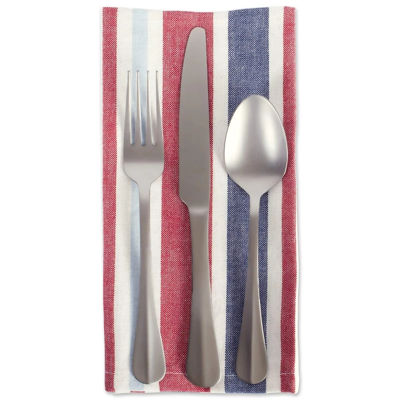 DII® Patriotic Stripe Cloth Dinner Napkins, 6ct.
