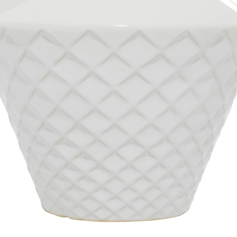 White Porcelain Modern Vase Set
