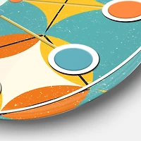 Designart 'Diamond Retro Iv Mid-Century Modern Wall Clock