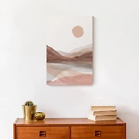 Boho Abstract Landscape 12" x 18" Canvas Wall Art