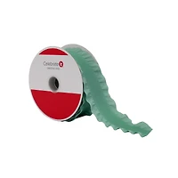 1.5" x 30ft. Sage Ruffle Ribbon by Celebrate It®