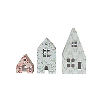 Hello Honey® Printed Paper Mache House Set with Berry & Tree Patterns