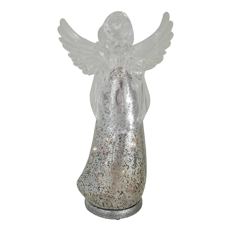 13" Lighted Angel Holding a Star Christmas Tabletop Figurine