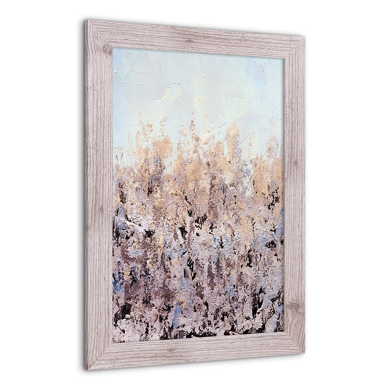 Blush Paint 16" x 24" Western White Framed Print