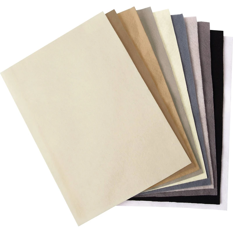 Sizzix® Neutral Felt Sheets, 10ct.