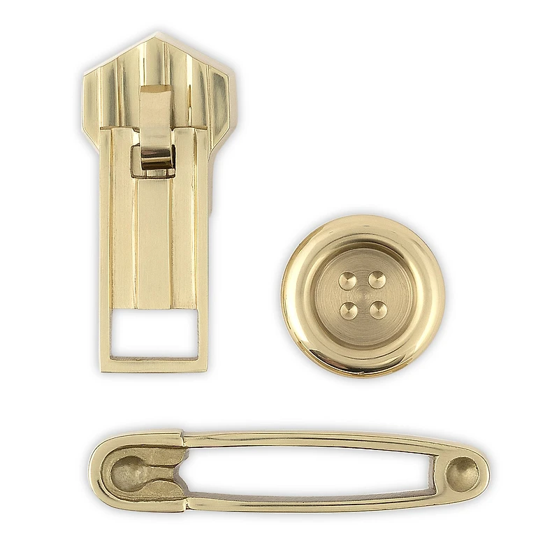 Dritz® Bright Brass Safety Pin Cabinet Pull
