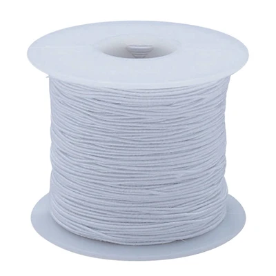S&S® Worldwide 0.7mm White Elastic Cord