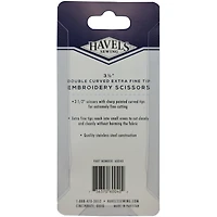 Havel's™ 3.5" Extra Fine Tip Double-Curved Embroidery Scissors