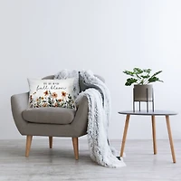 Stupell Industries Full Bloom Sentiment Decorative Printed Throw Pillow