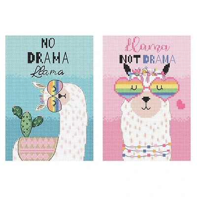 Letistitch No drama Llama Counted Cross Stitch Kit