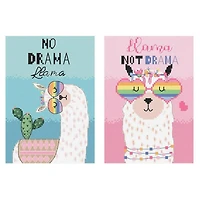 Letistitch No drama Llama Counted Cross Stitch Kit