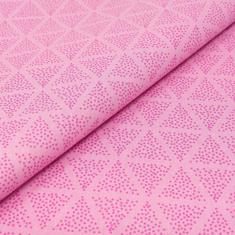 SINGER Pink Dot Blender Cotton Fabric