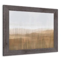 Abstract Landscape Western Gray Framed Print