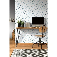 RoomMates Clara Jean Raindrops Peel & Stick Wallpaper