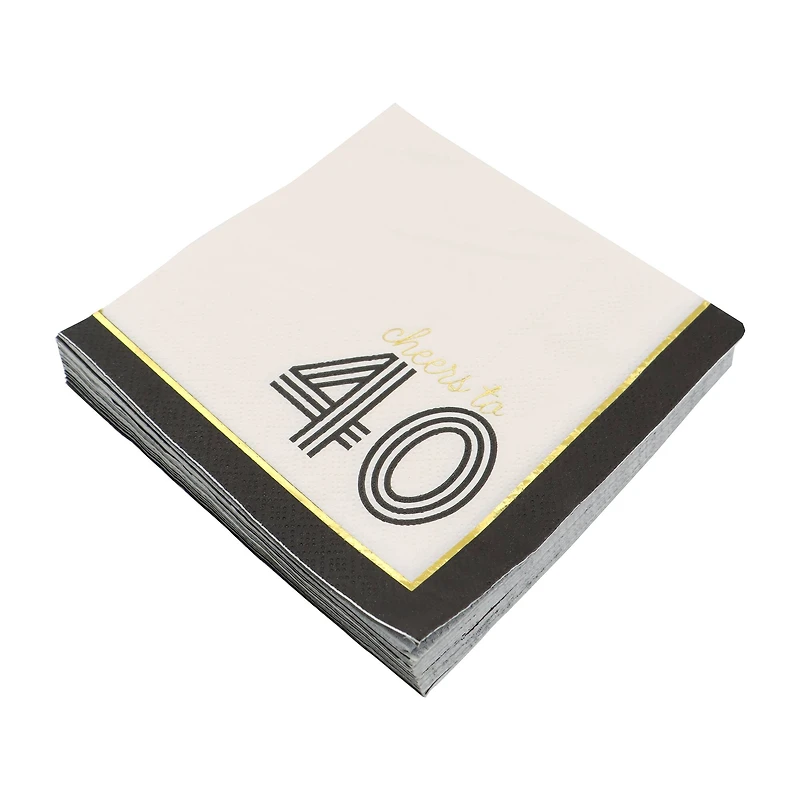 Cheers to 40 Paper Beverage Napkins, 20ct. by Celebrate It™