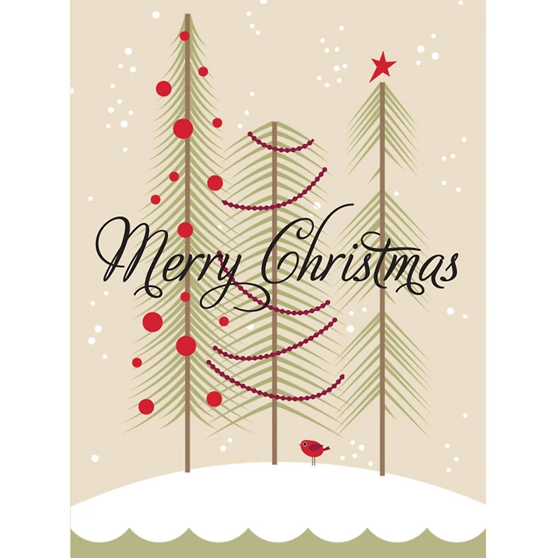 JAM Paper 6.25" x 4.625" Decadent Assortment Christmas Cards Set, 25ct.