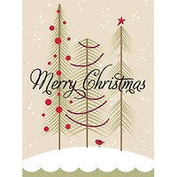 JAM Paper 6.25" x 4.625" Decadent Assortment Christmas Cards Set, 25ct.