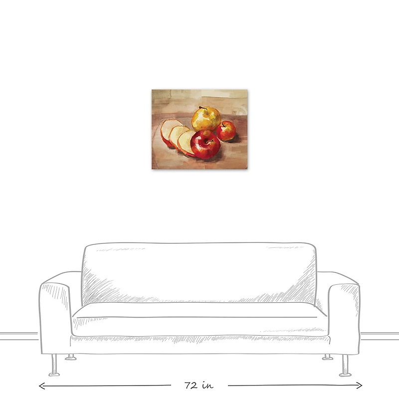 Apple Still Life Canvas Wall Art