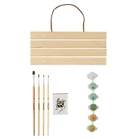 8" x 10" Yellow Vase with Daisies Paint-by-Number Kit with Wood Display Hanger by Artist's Loft®