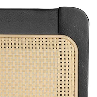 Hello Honey® Crawford Mid-Century Modern Black Solid Wood Arm Chair