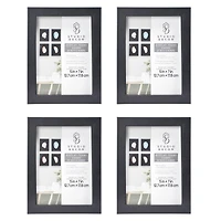 4 Pack 5" x 7" Black Back Loading Shadow Box by Studio Décor®