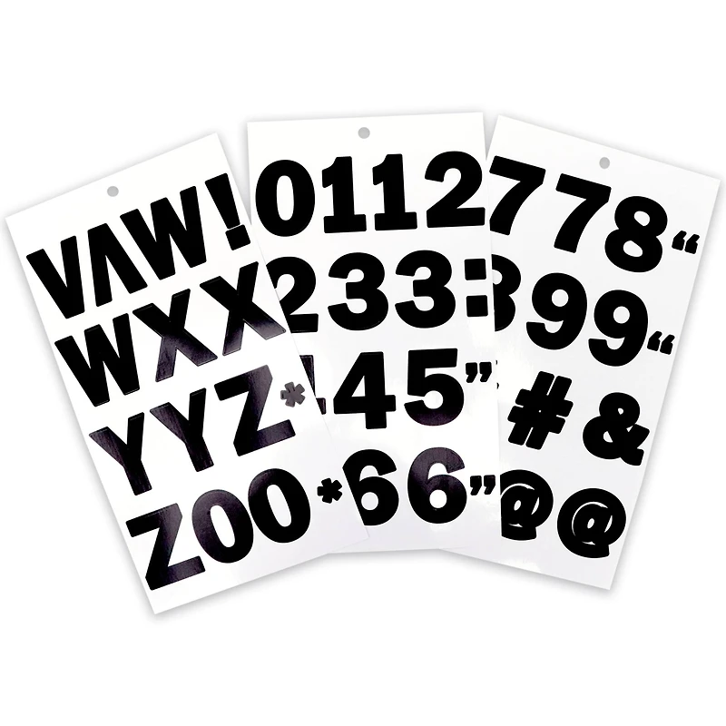 Black Vinyl Alphabet Sticker Sheets by Recollections™