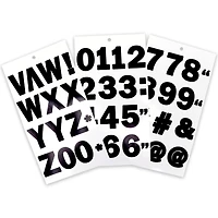 Black Vinyl Alphabet Sticker Sheets by Recollections™