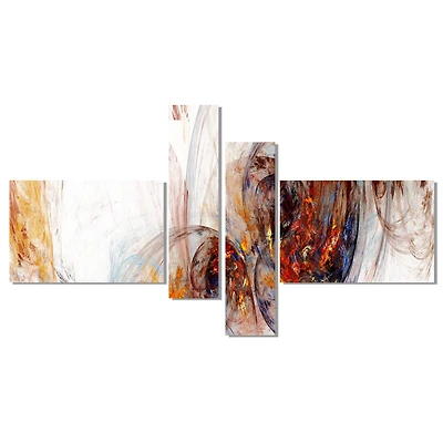 Designart - Colored Smoke Brown