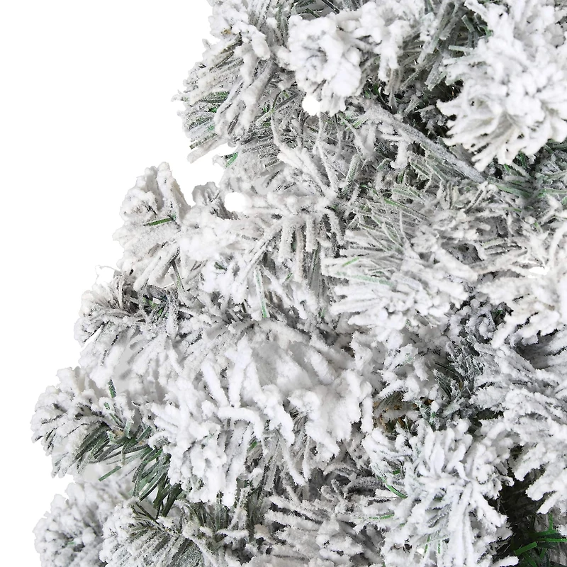 3ft. Unlit Flocked Rock Springs Spruce Artificial Christmas Tree