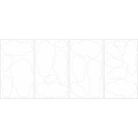 RoomMates White Clouds Peel & Stick Wall Decals