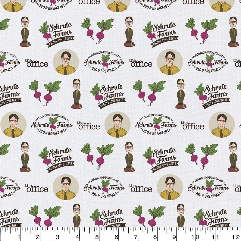 The Office Schrute Business Precut Cotton Fabric