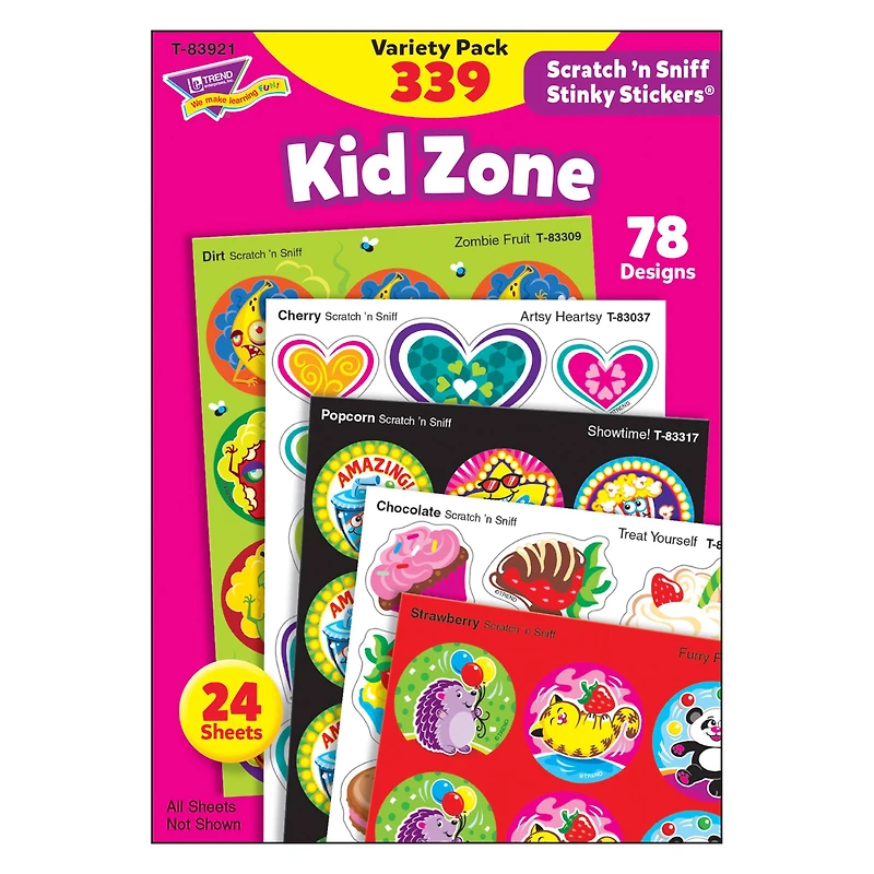 Trend Enterprises® Kid Zone Stinky Stickers®