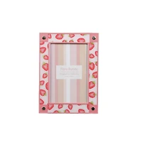 Flora Bunda 4" x 6" Strawberry Aluminum Picture Frame