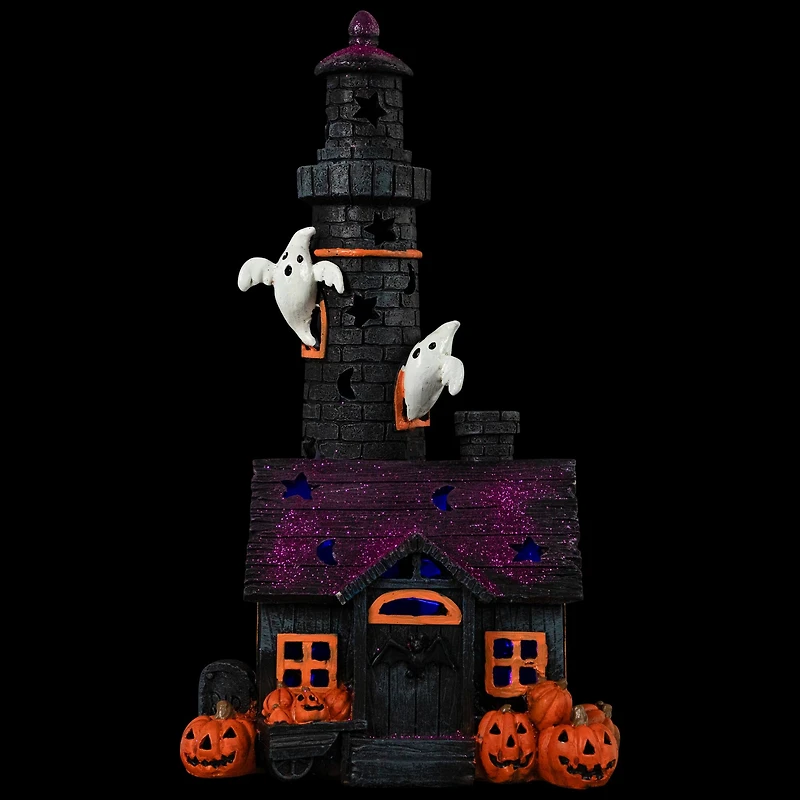 12" LED Lighted Haunted House Halloween Decoration