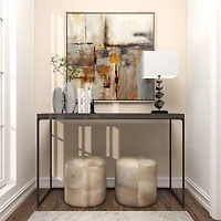 The Novogratz Silver Stainless Steel Vase with a Sleek Mirror Finish Set