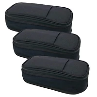 Teacher Created Resources Black Pencil Cases, 3ct.