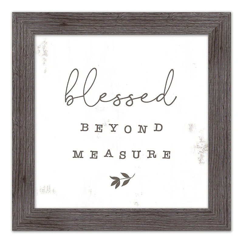 Blessed Beyond Measure Western Framed Print
