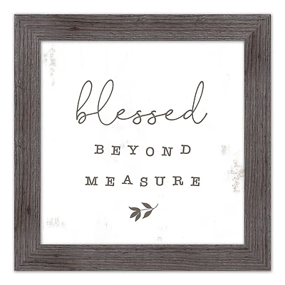Blessed Beyond Measure Western Framed Print