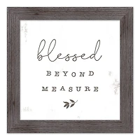 Blessed Beyond Measure Western Framed Print