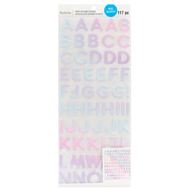 Pink Iridescent Foil Alphabet Stickers by Recollections™