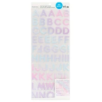 Pink Iridescent Foil Alphabet Stickers by Recollections™