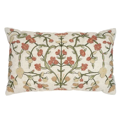 20" Floral Lumbar Accent Pillow by Ashland®