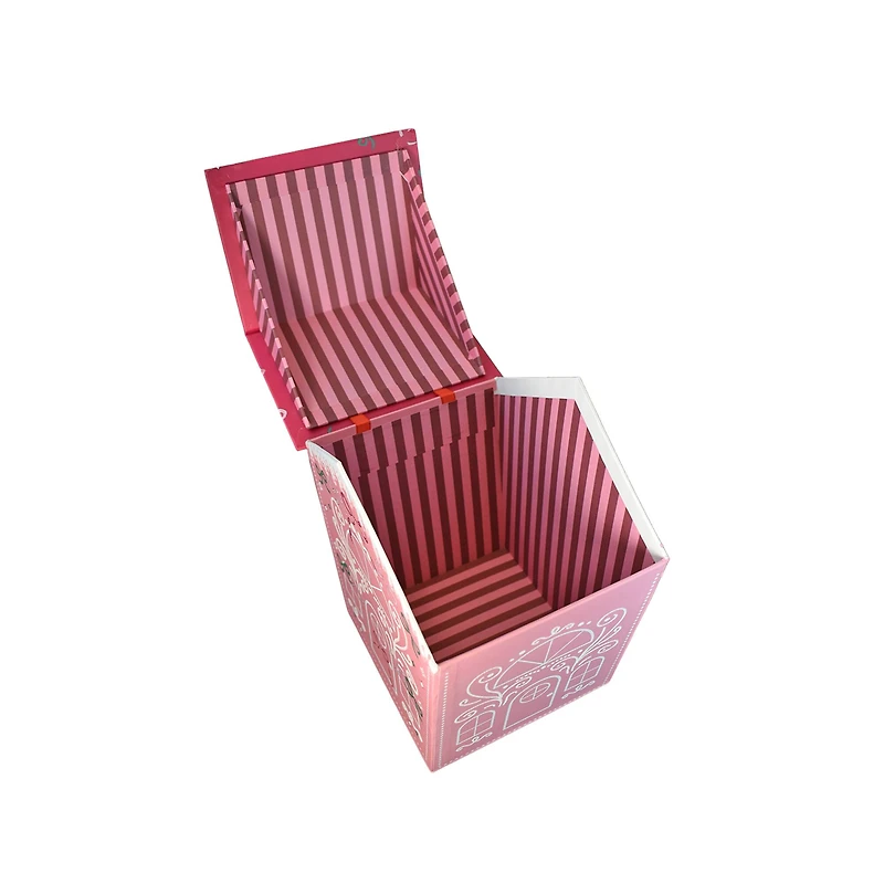 Large Holly Jolly Gingerbread House Gift Box by Ashland®