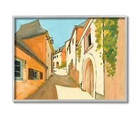 Stupell Industries European Country Road Gray Framed Wall Art