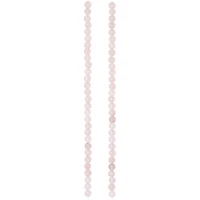 12 Pack: Rose Quartz Round Beads