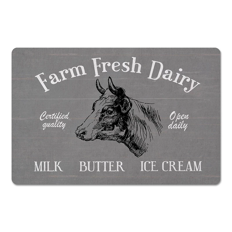 Farm Fresh Dairy Floor Mat, 27" x 18"
