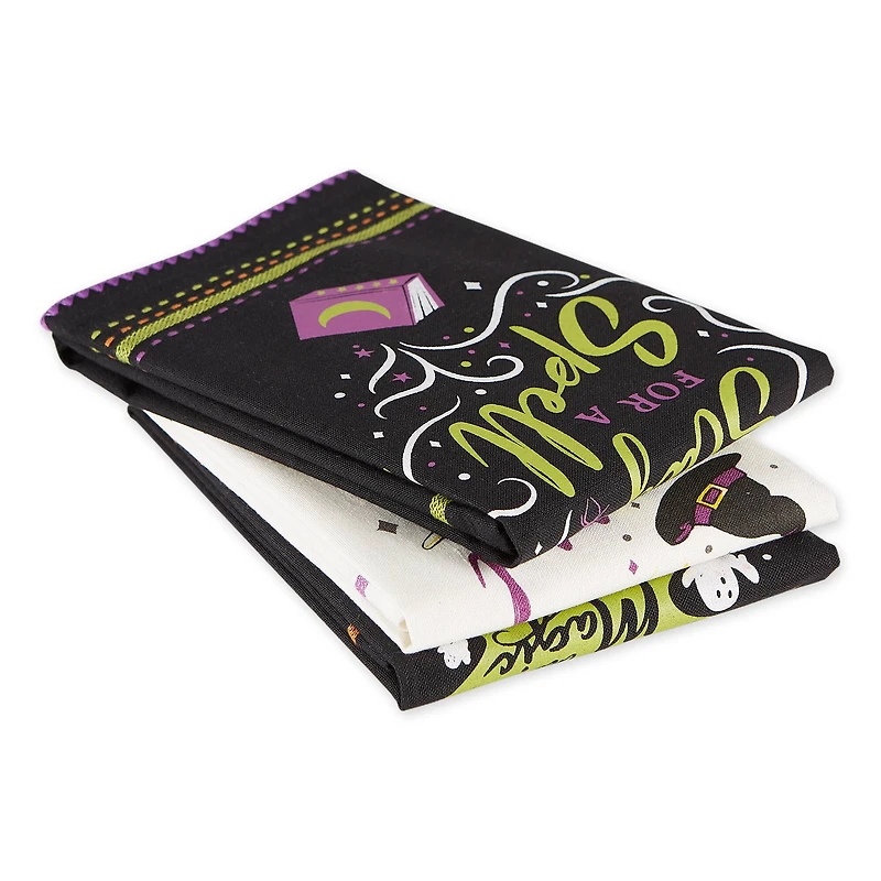 DII® Witchin' In The Kitchen Printed Dishtowel Set