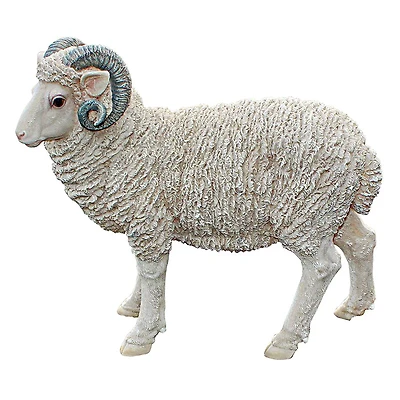 Design Toscano 20" Horned Dorset Sheep Statue