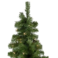 7.5ft. Pre-Lit Hazelton Spruce Artificial Christmas Tree, Clear Lights
